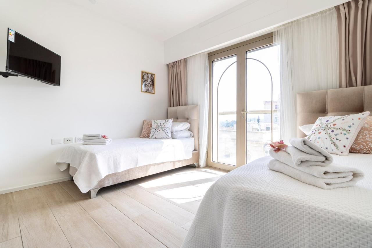 Luxury Three-Bedroom/Terrace Over Old City View Jerusalém Exterior foto